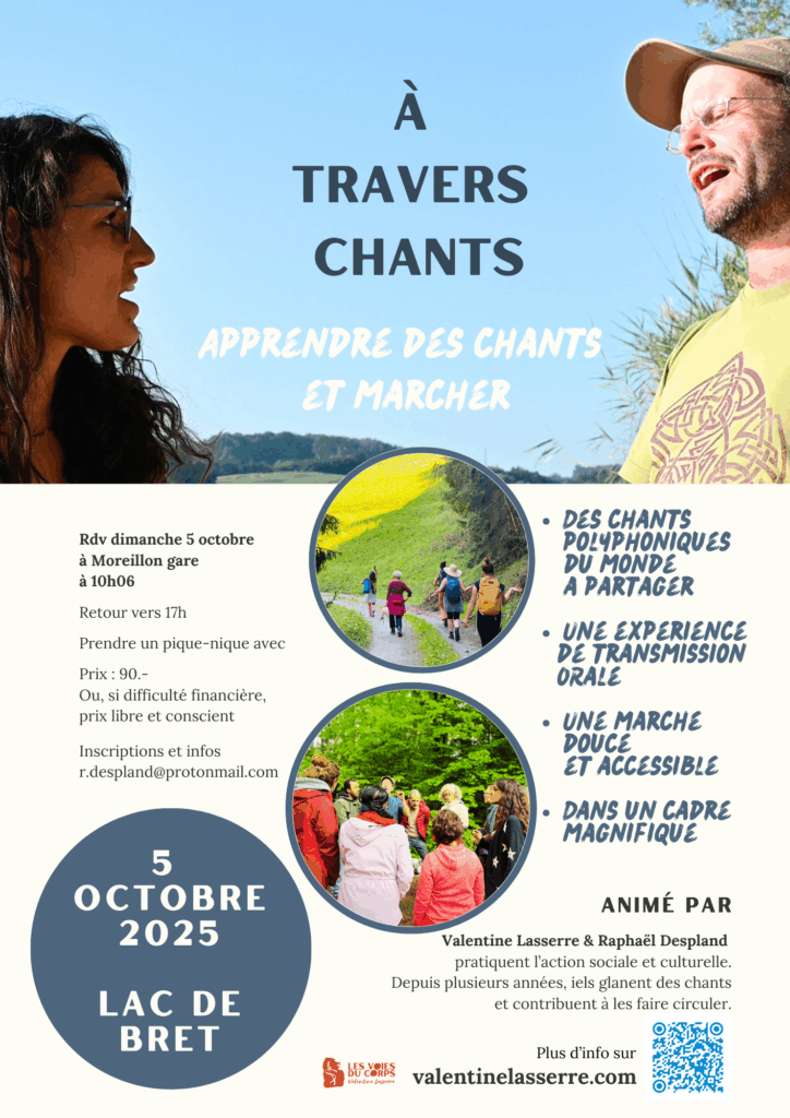 flyer stage de chant