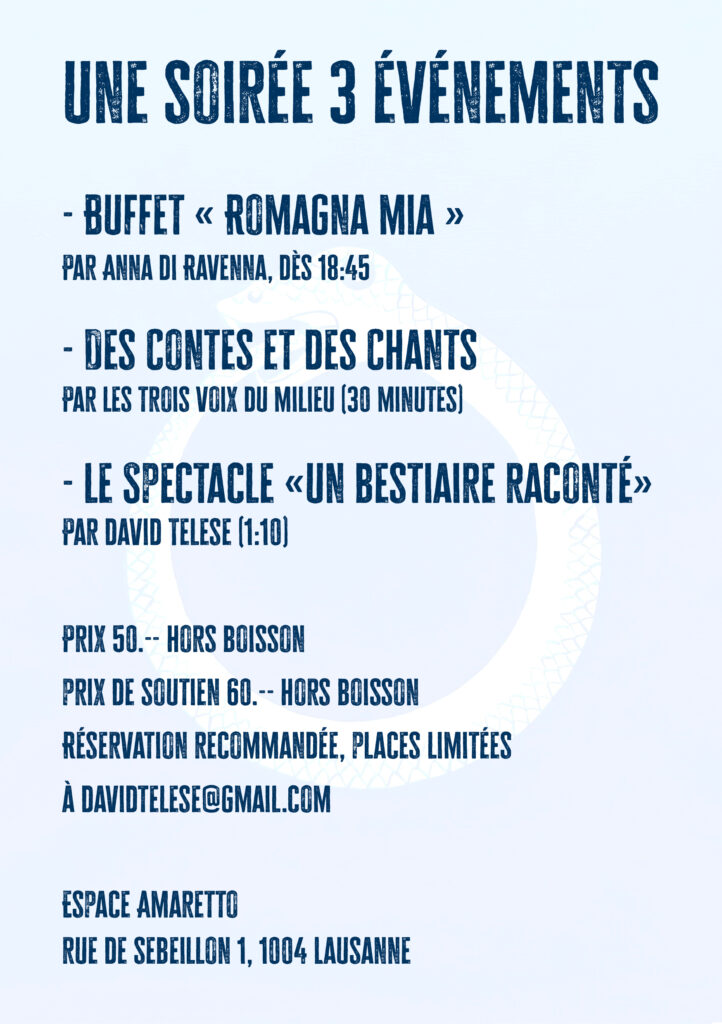 Déroulé de la soirée